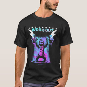 EIN FITNESS-STUDIO FAULHEITSTIER - WORKOUT ÜBUNG L T-Shirt