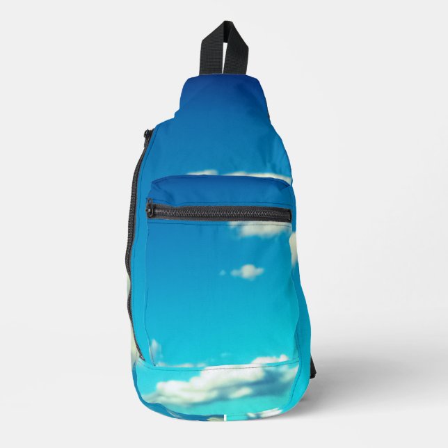 Ein Fleck Wolken Crossbody Bag (Vorderseite)