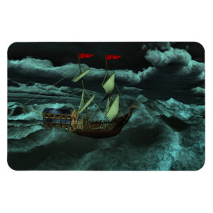 Ein flexibles Magnet der Wildnis und der Sturmsee