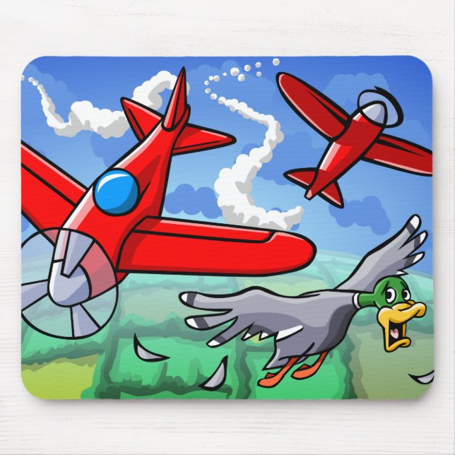 Ein Fliegen-Abenteuer Mousepad (Vorne)