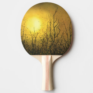 Ein flippiger Goldtischtennis-Schläger Tischtennis Schläger