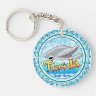 Ein Florida-Delfin Schlüsselanhänger