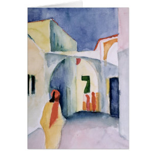 Ein flüchtiger Blick hinunter eine Gasse