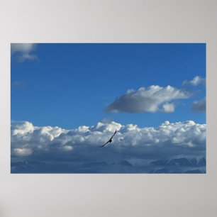 Ein Flug unter den Wolken Poster