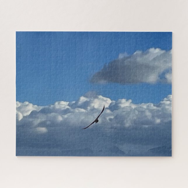 Ein Flug unter den Wolken Puzzle (Horizontal)