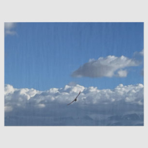 Ein Flug unter den Wolken Seidenpapier