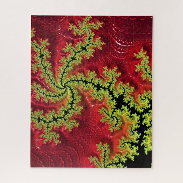 Ein Fluss fließt durch das Jigsaw Puzzle (Vertikal)