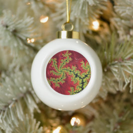 Ein Fluss fließt durch die Schneeflocke-Dekoration Keramik Kugel-Ornament