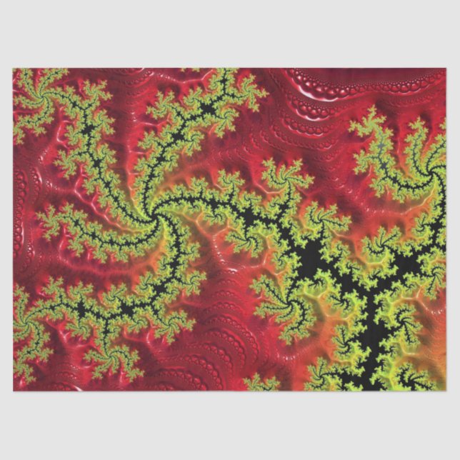 Ein Fluss fließt durch sein Gewebepapier Seidenpapier (Vorderseite)