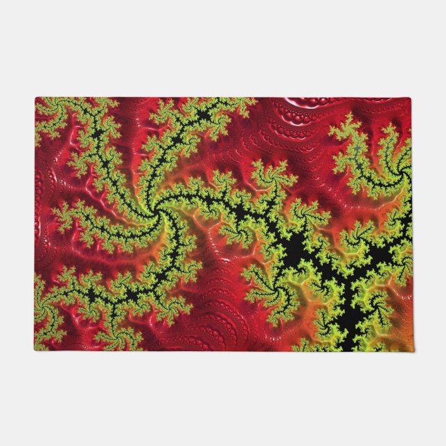 Ein Fluss fließt durch seine Türmatte (Vorderseite)