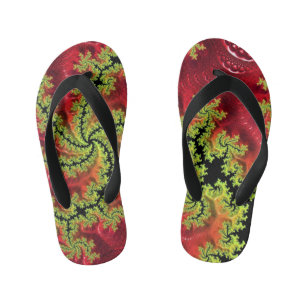 Ein Fluss fließt durch sie hindurch. Kinderbadesandalen