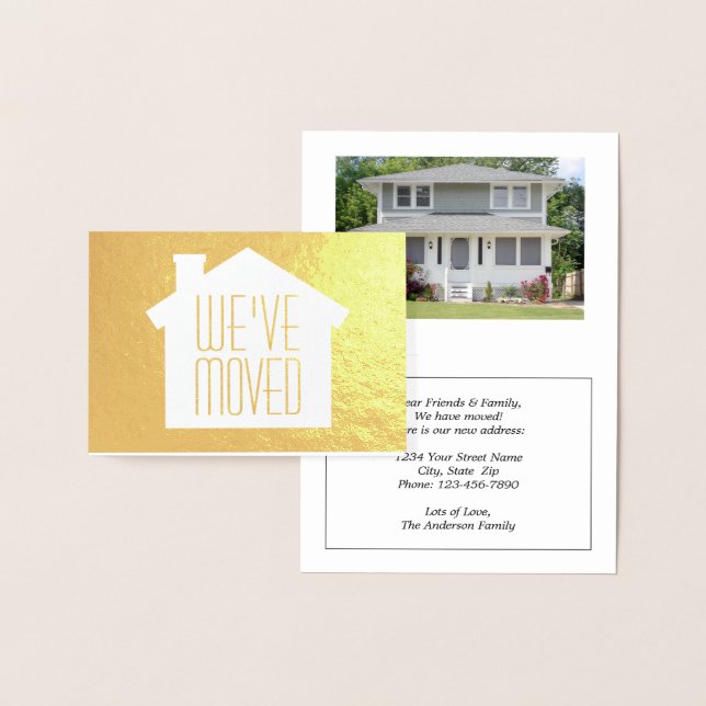 Ein Foto haben wir die elegante Moderne in Bewegun Folienkarte (Anzeige)