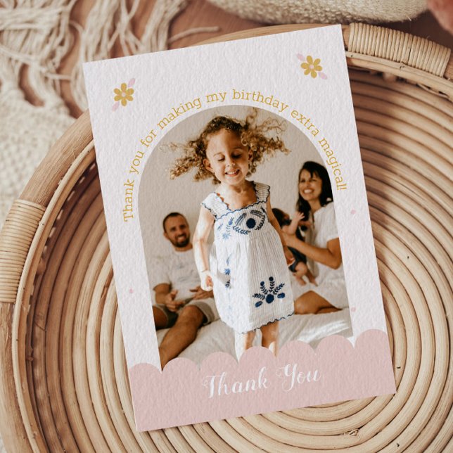 Ein Foto Magical Unicorn Pastel Danke Karte (Von Creator hochgeladen)