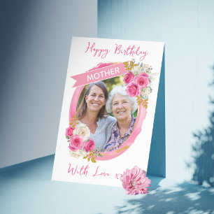 Ein Foto Mutter Geburtstag/Muttertag Karte