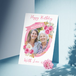 Ein Foto Mutter Geburtstag/Muttertag Karte