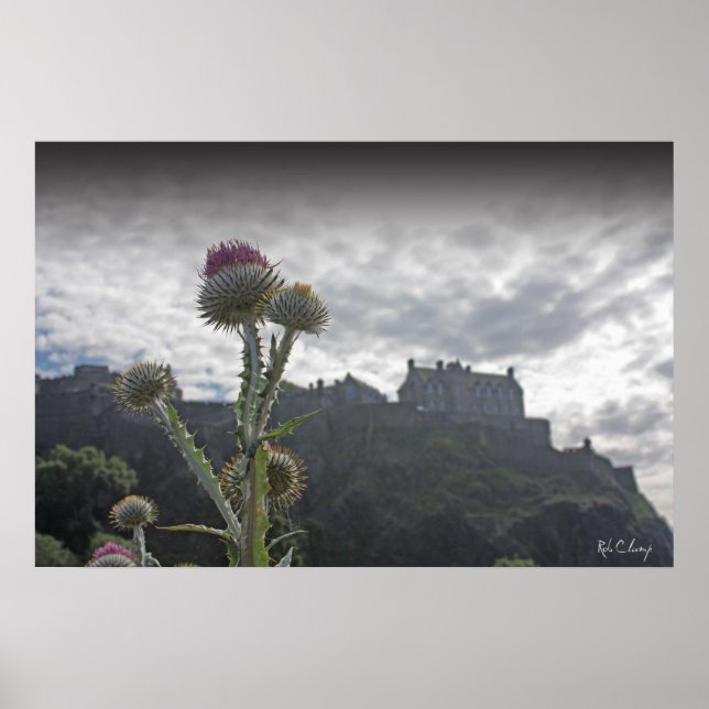 Ein Foto-Plakatdruck von Edinburgh Castle. Poster (Vorne)