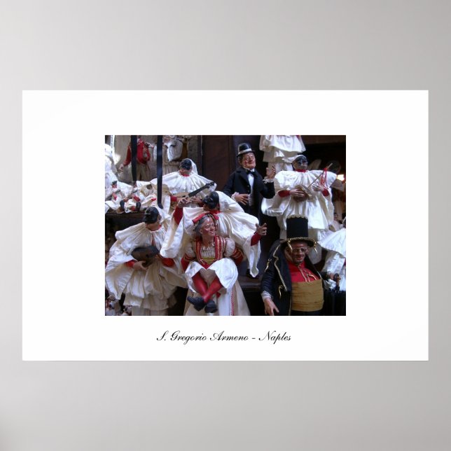 Ein Foto von S. Gregorio Armenos Straße Poster (Vorne)