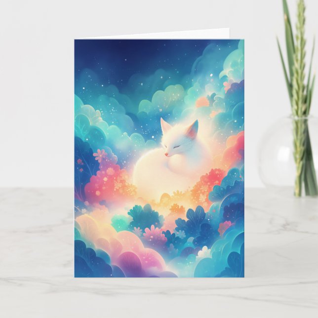 Ein Fox-Friedliches Paradies Karte (Vorderseite)