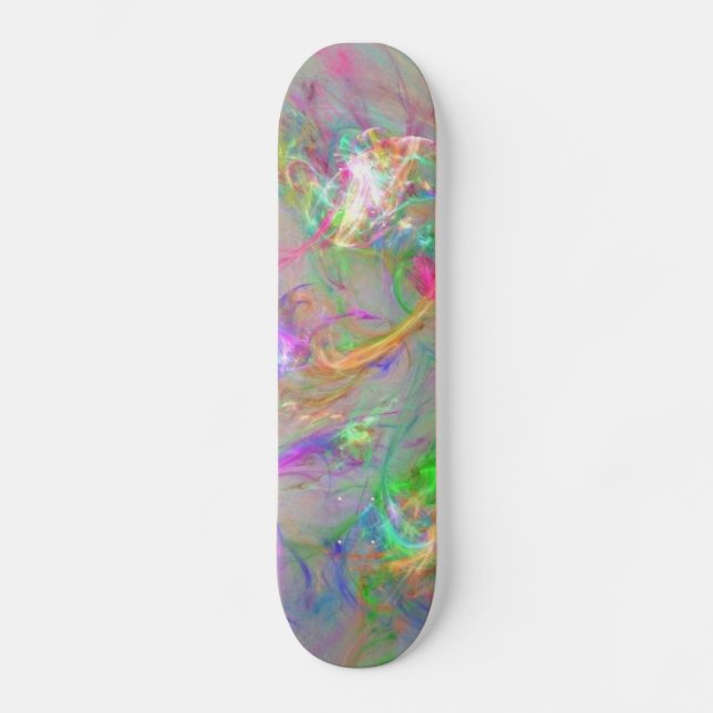Ein Fraktal Scateboard Skateboard (Vorderseite)