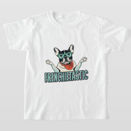 Ein französischer Bulldog in fröhlicher Stimmung T-Shirt