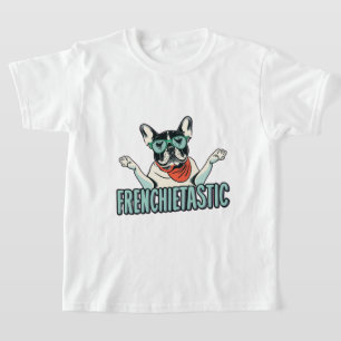 Ein französischer Bulldog in fröhlicher Stimmung T-Shirt