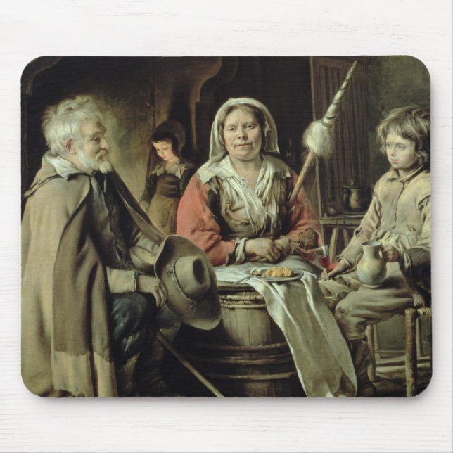 Ein französischer Innenraum, c.1645 Mousepad (Vorne)