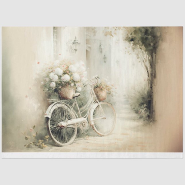 ein französisches Fahrrad Seidenpapier (Vorderseite)