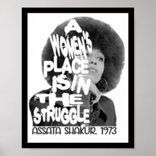 Ein Frauenplatz - Ata Shakur Sticker Poster