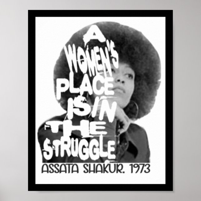 Ein Frauenplatz - Ata Shakur Sticker Poster (Vorne)