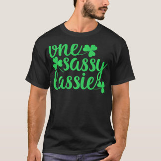 Ein freches Mädchen-T-Shirt St. Patrick's Day-Gesc T-Shirt