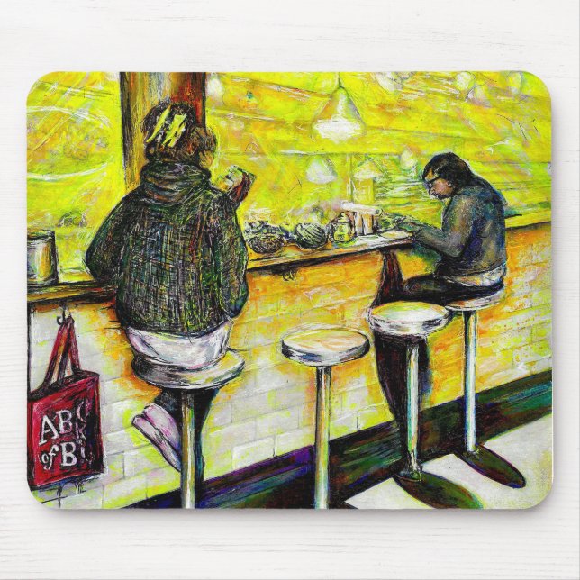 Ein freier Tag von Verrückt Mousepad (Vorne)
