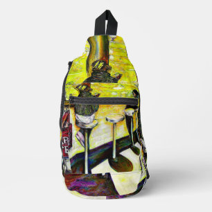 Ein freier Tag von Verrücktheit Crossbody Bag