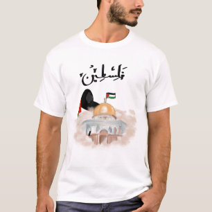 Ein freies Palästina steht mit Palästina T-Shirt