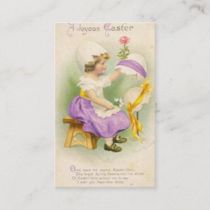 Ein freudiger Eater-Gruß Visitenkarte