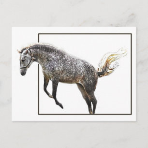 Ein freudiger Schritt Postkarte