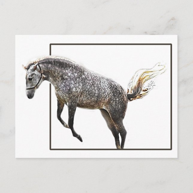 Ein freudiger Schritt Postkarte (Vorderseite)