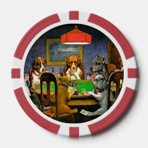 Ein Freund in der Not, Hunde spielen Poker, Pokerchips