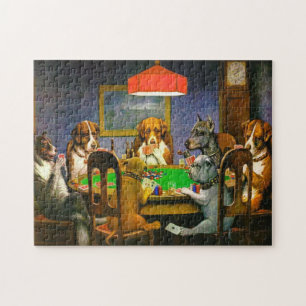 Ein Freund in Not Hunde Poker Funny spielen Puzzle