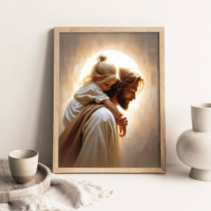 Ein Freund und Heiland, Christliche Kunst, Bild Je Poster