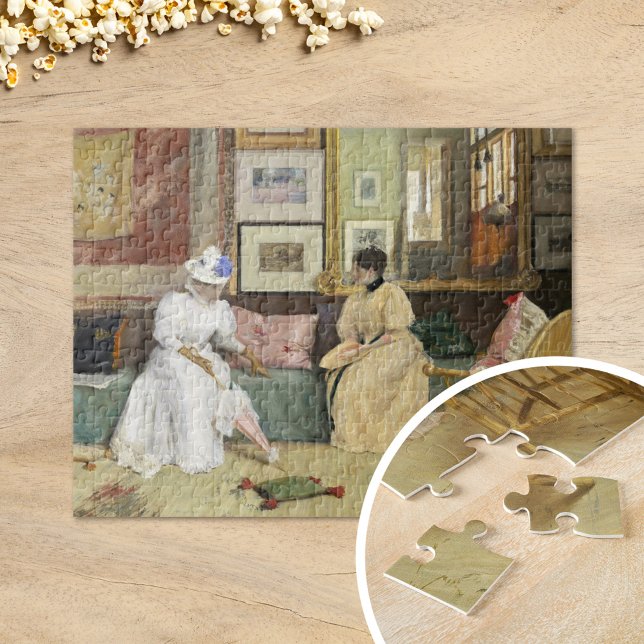 Ein freundlicher Anruf | William Merritt Chase Puzzle (Von Creator hochgeladen)