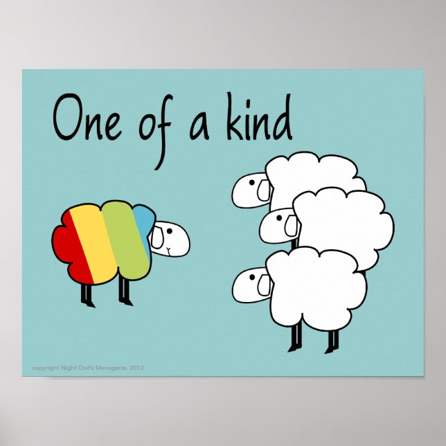 Ein freundliches Sheepy Poster (Vorne)