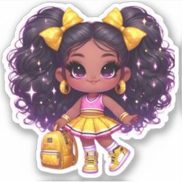 Ein freundliches Teammitglied - Gelb Aufkleber