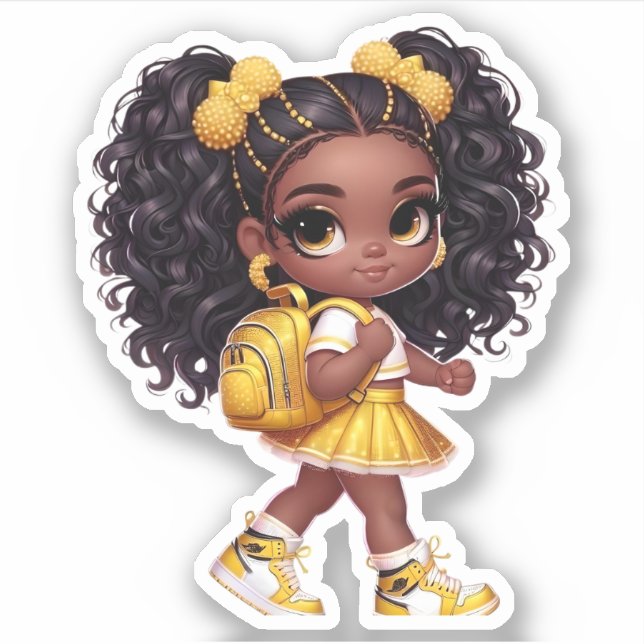 Ein freundliches Teammitglied - Gelb Aufkleber (Vorderseite)