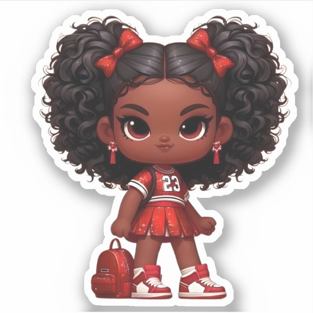 Ein freundliches Teammitglied - Red Aufkleber (Vorderseite)