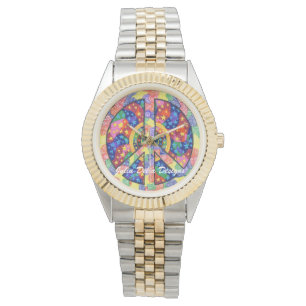 Ein Frieden unserer Universum-Armbanduhr Armbanduhr