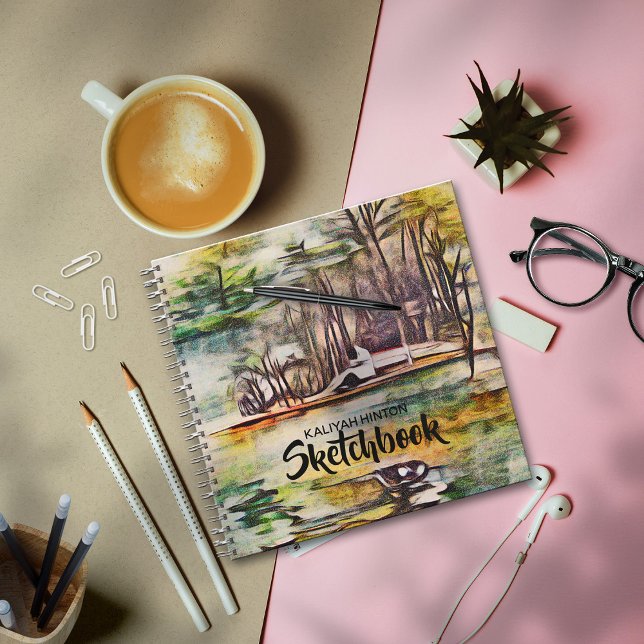 Ein Friedlicher See Notizbuch (Von Creator hochgeladen)