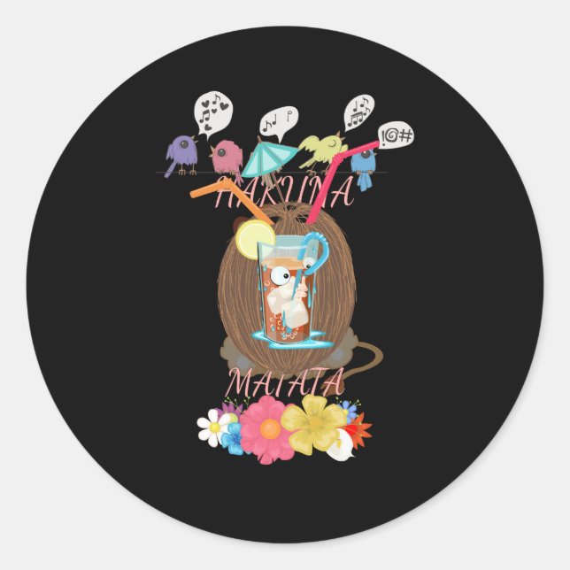 Ein Friedliches Königreich: Der Friedliche Augenbl Runder Aufkleber (Vorderseite)