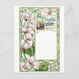 Ein friedliches Ostern Feiertagspostkarte