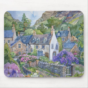 Ein friedliches schottisches Dorf Mousepad