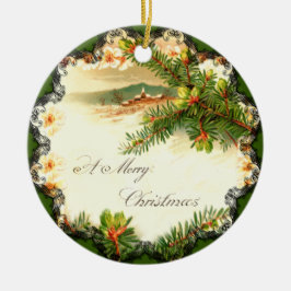 Ein froher Weihnachten Vintager Ornament